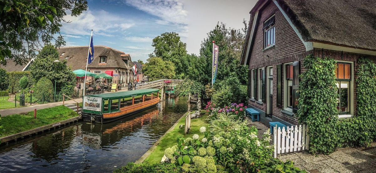 Ångtåg och båttur i Giethoorn